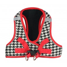 Houndstooth Black EZ Reflective Harness Vest