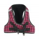 Houndstooth Pink EZ Reflective Harness Vest