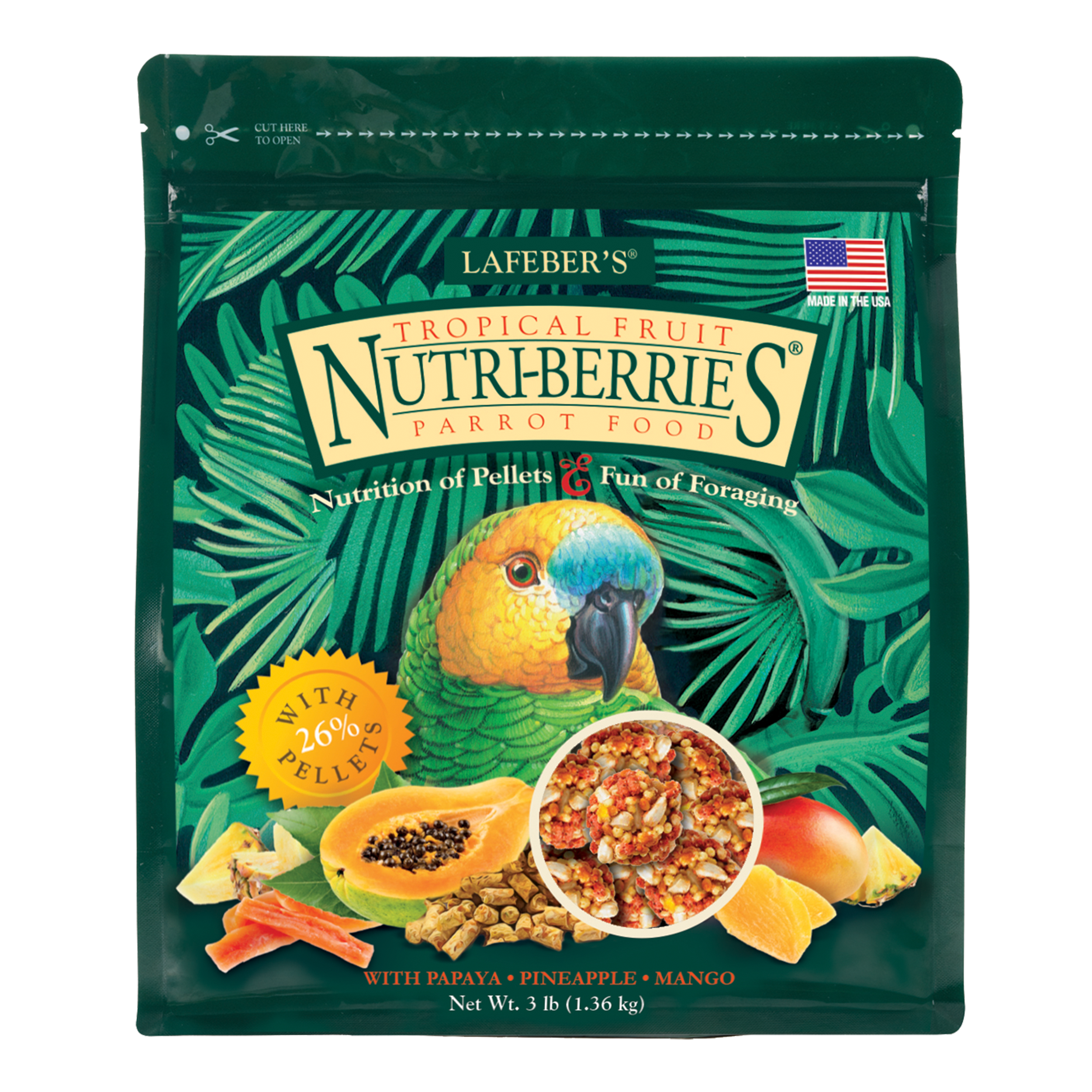 Tropical Nutriberries Parrot 1.36kg