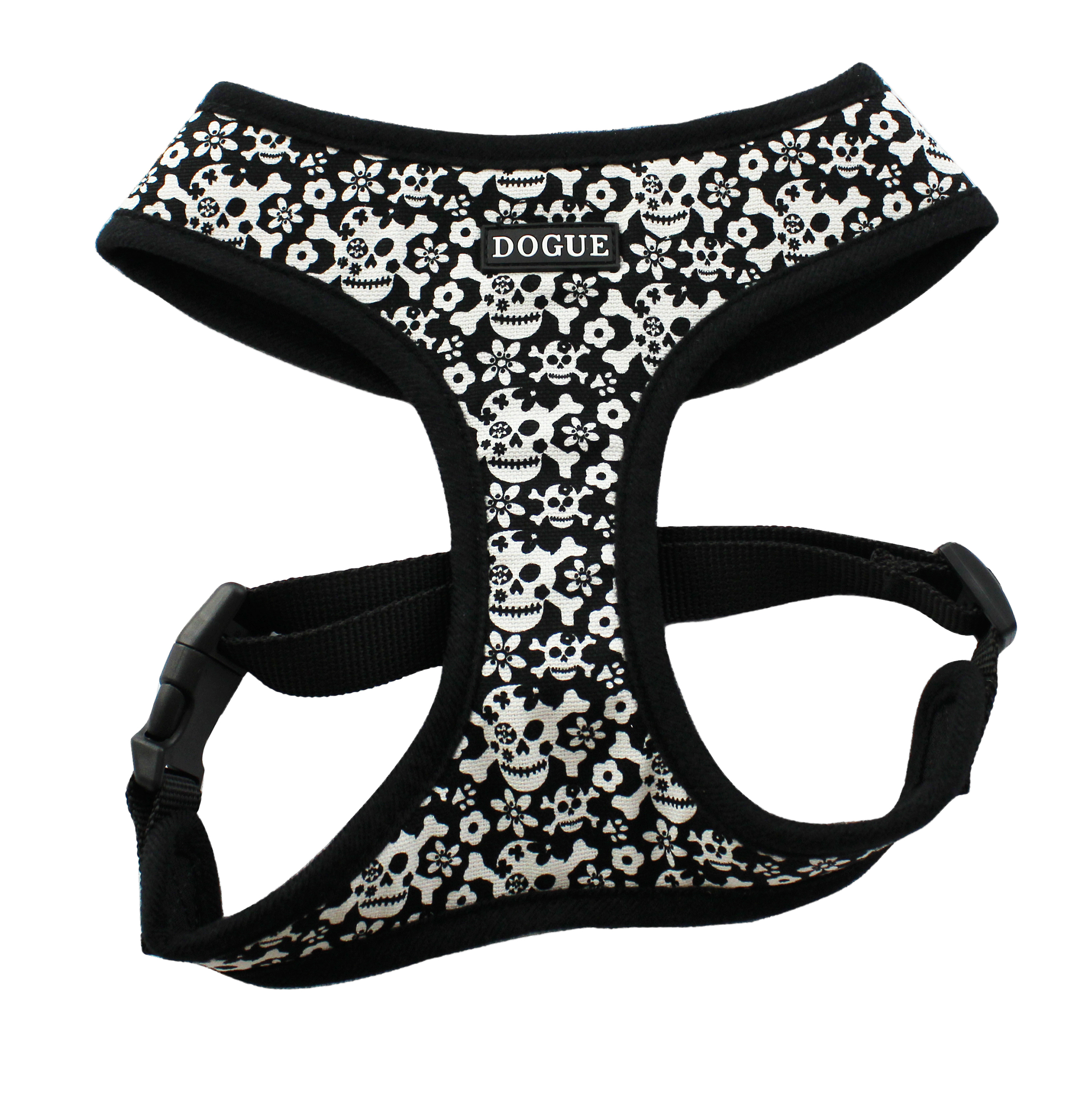 Dogue Pettorina Skull Harness Black