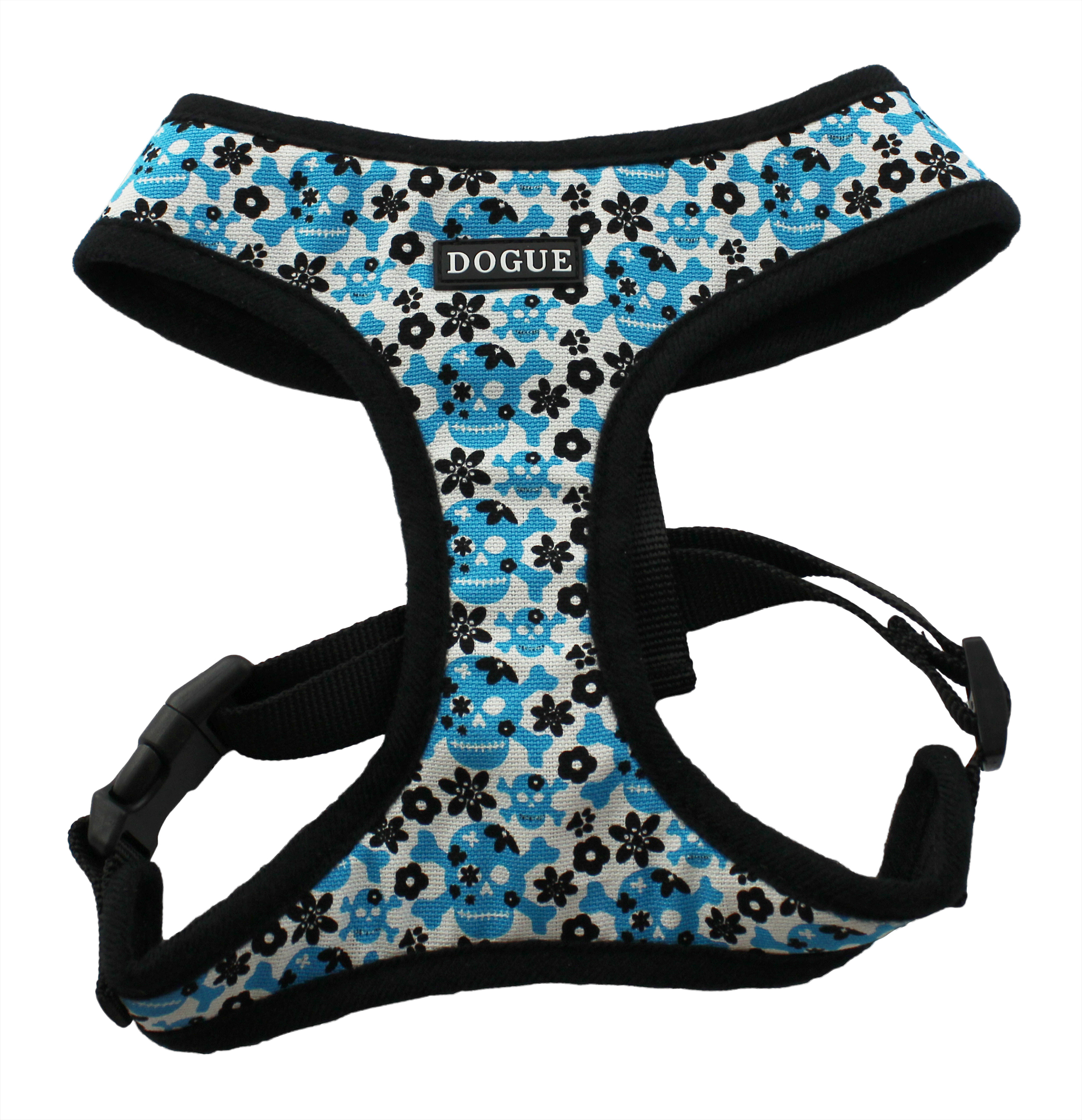 Dogue Pettorina Skull Harness Blue