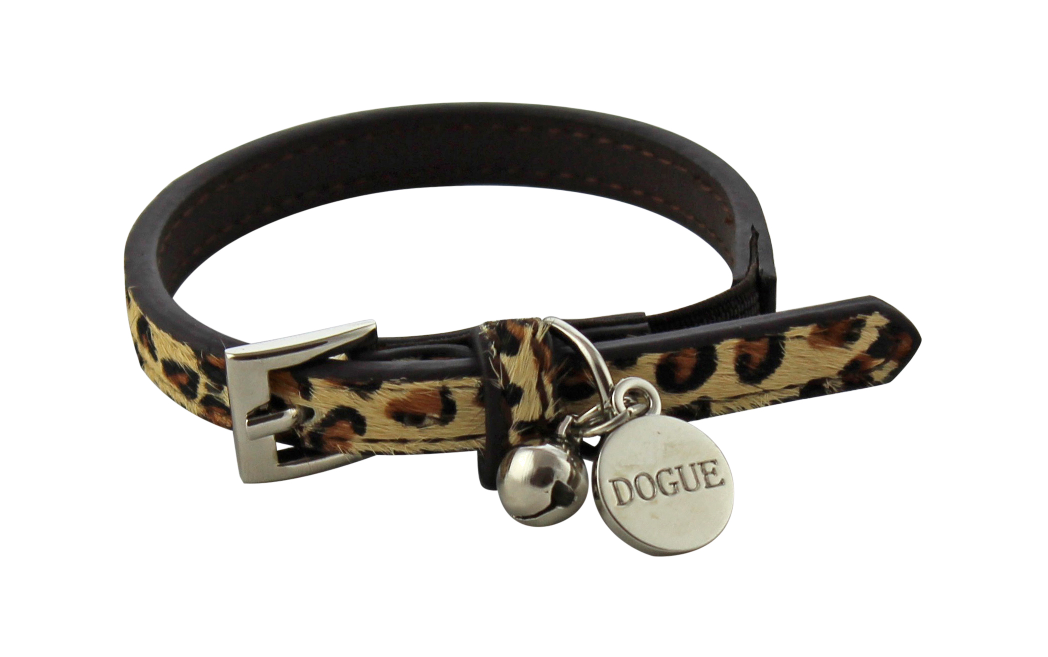 Dogue Collare Gatto Pony Hair Cat Collar Leopard