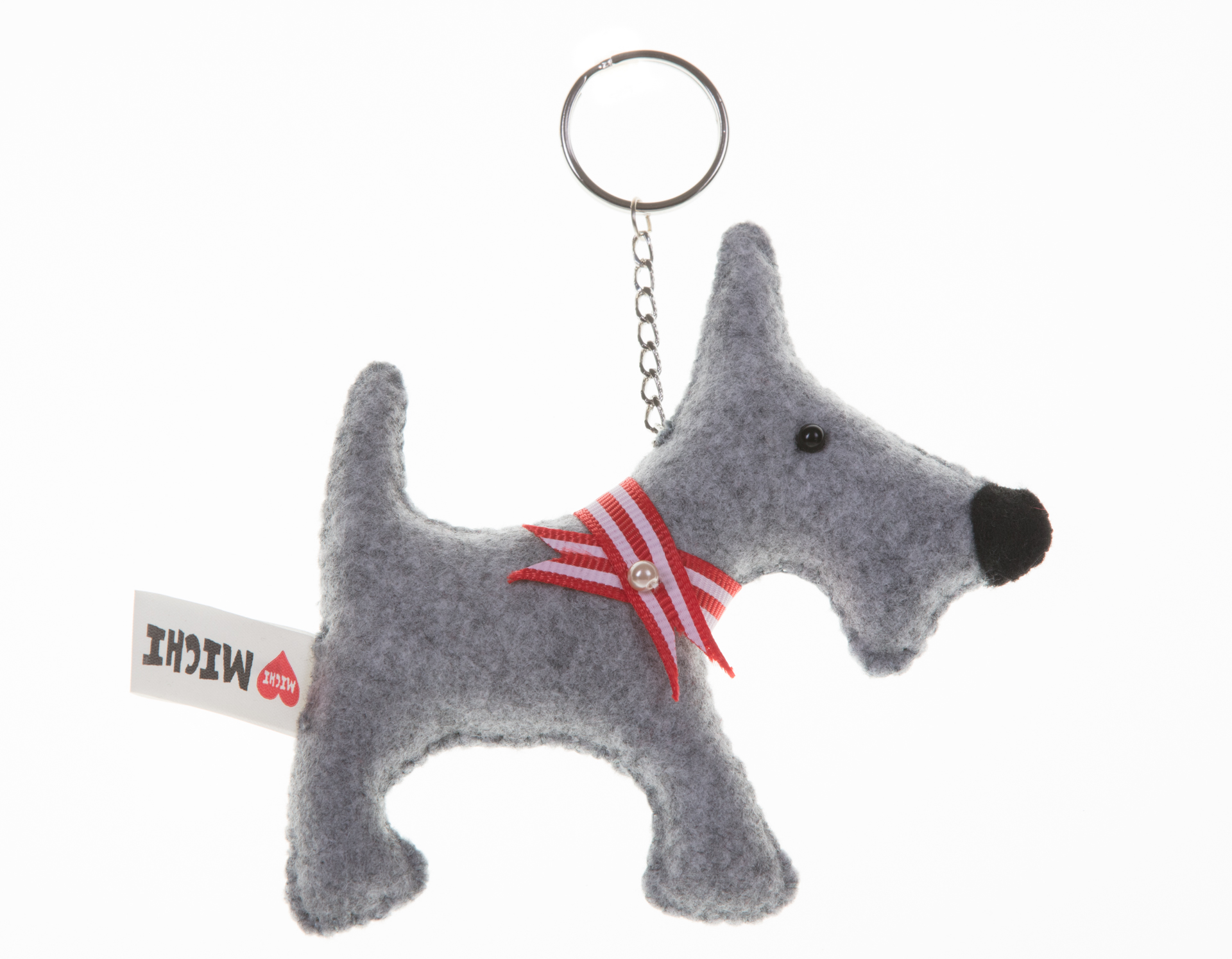MICHI Portachiavi Grey Schnauzer - Keyring Grey Schnauzer
