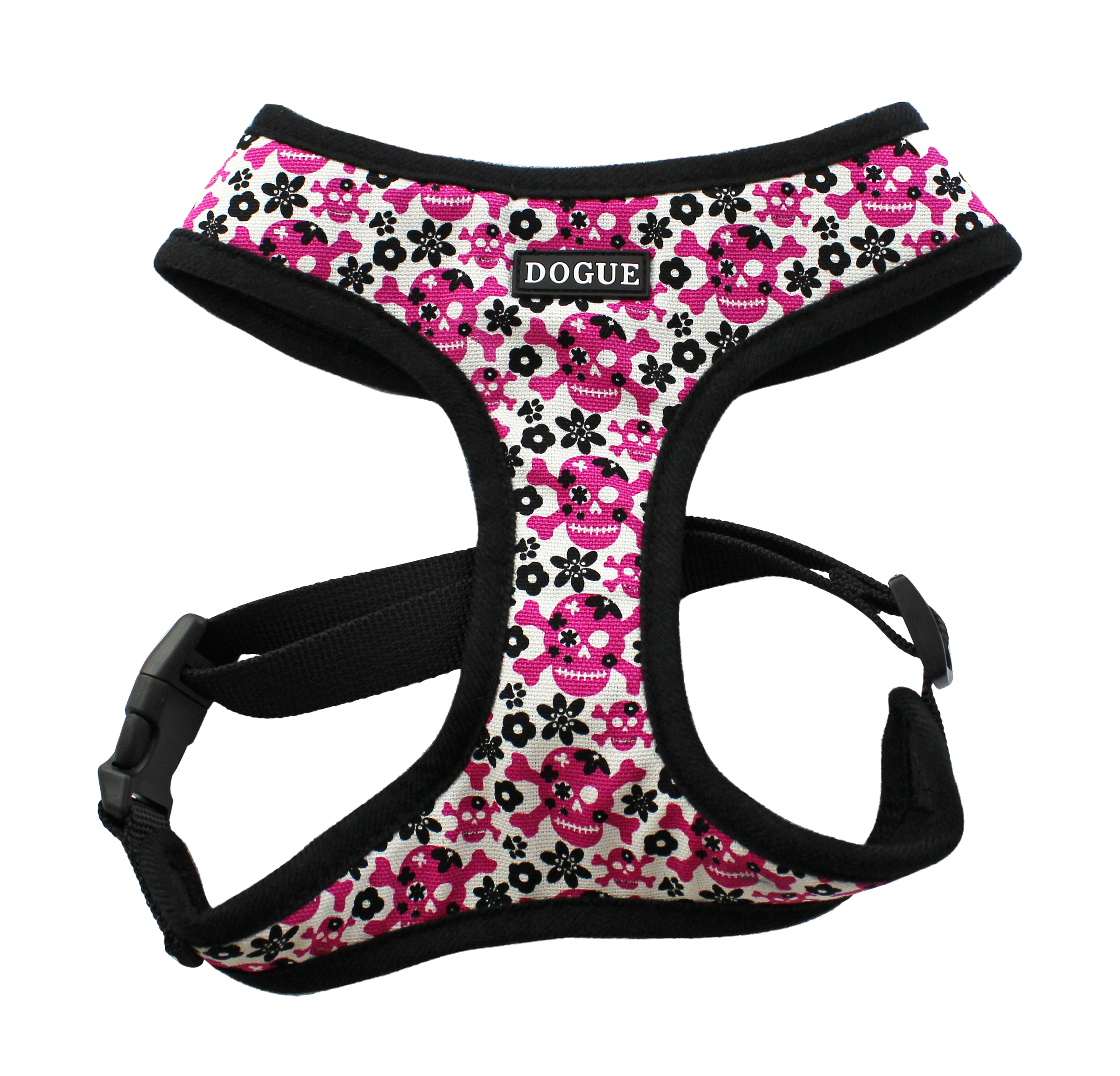 Dogue Pettorina Skull Harness Pink