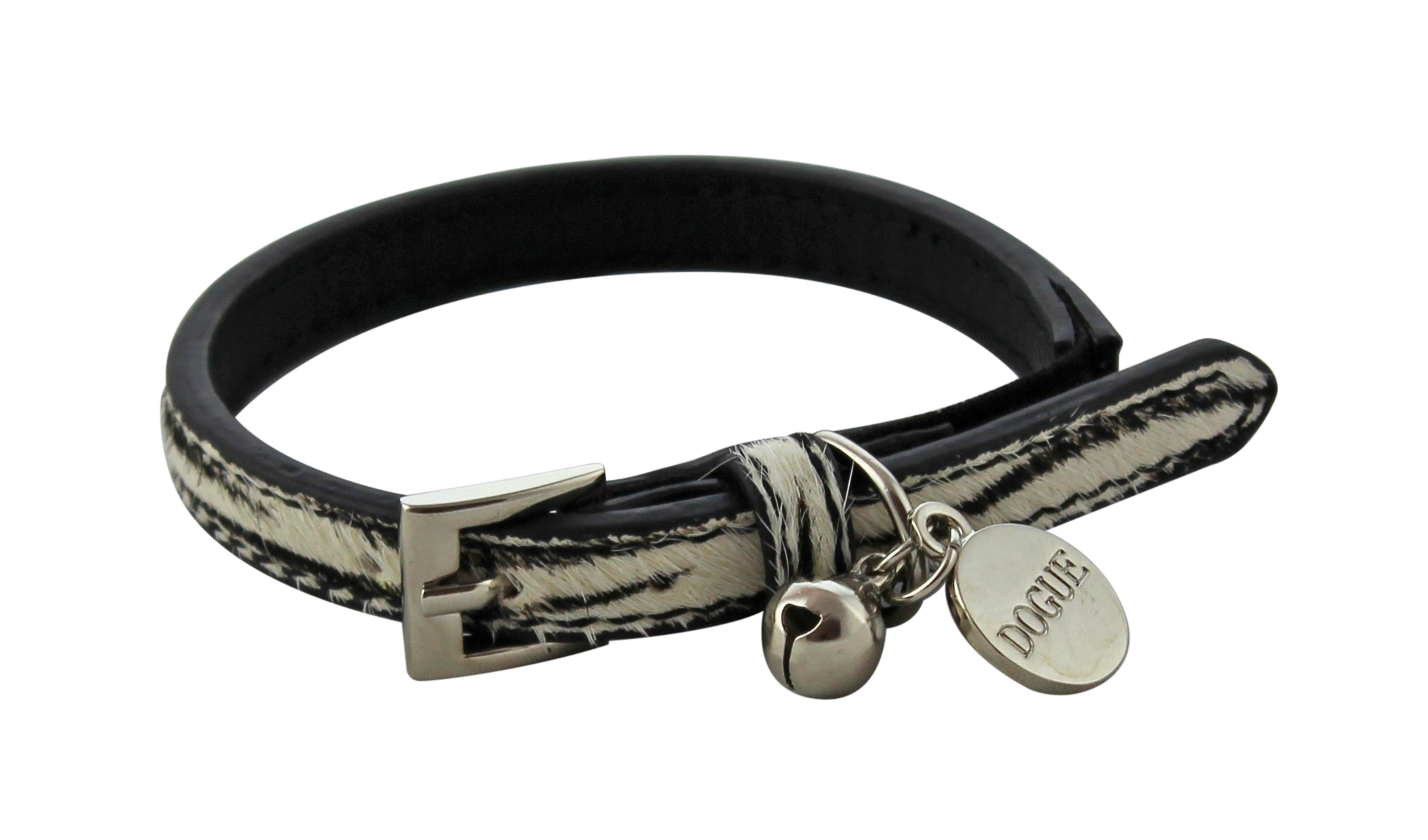 Dogue Collare Gatto Pony Hair Cat Collar Zebra