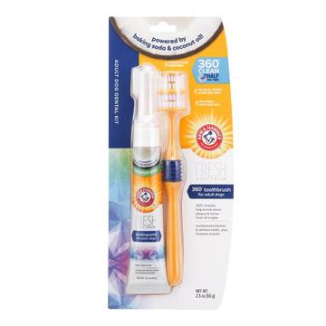 Arm & Hammer Fresh Coconut Dental Kit Dogs  (Set dentifricio e spazzolino)