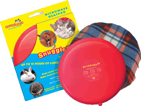 SNUGGLESAFE HEATPAD WITH FLEECE COVER