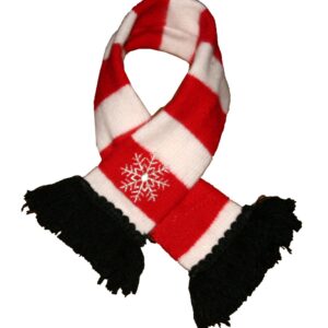Red Snowflake Scarf