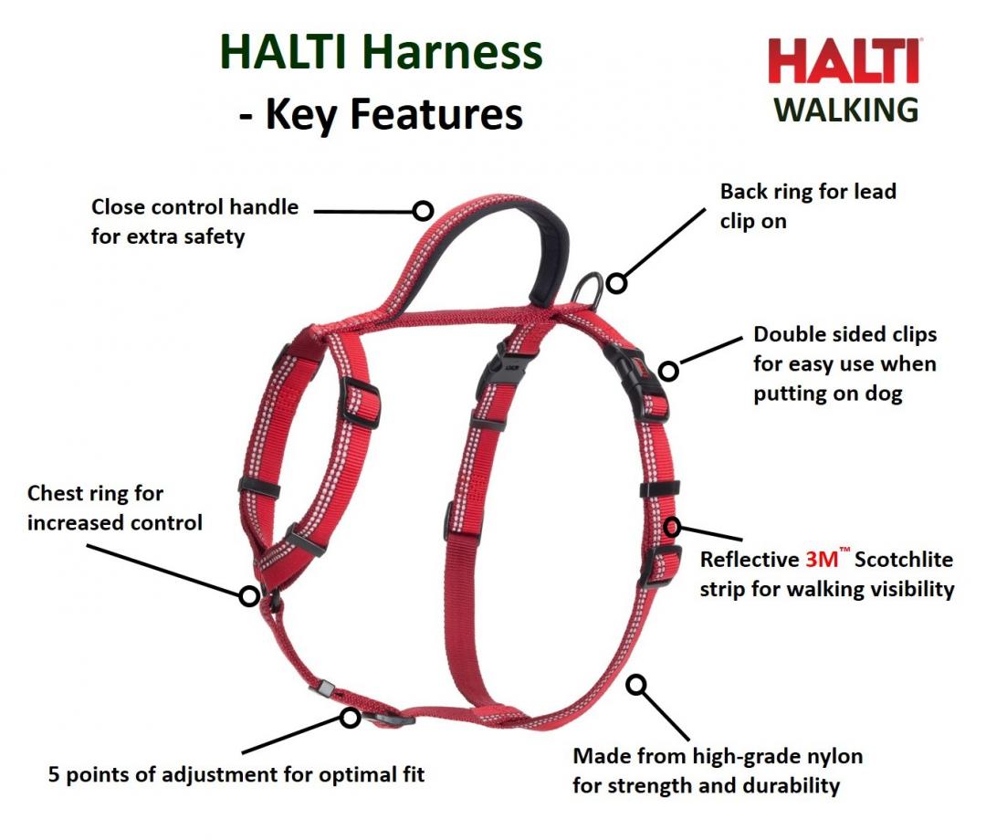 Halti Walking Harness - Key Features
