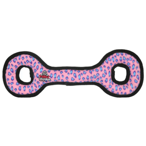 Tuffy Ultimate Tug-O-War Pink Leopard