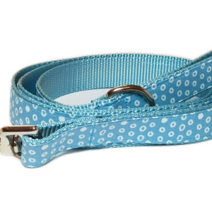 MICHI GUINZAGLIO TEAL DOTS Dog Leash