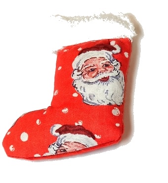 HAPPY SANTA STOCKING  CATNIP CAT TOY MICHI CALZA NATALE CON ERBA GATTA