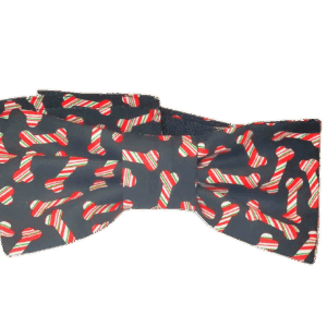 CANDY CANE BONES MICHI PAPILLON CHRISTMAS Bow Tie